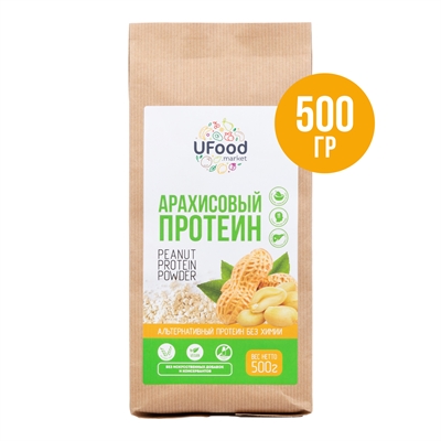 Арахисовый протеин Ufood, 500 г