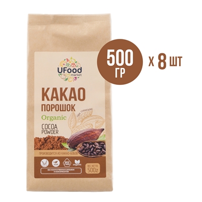 Какао-порошок Тринитарио UFOOD, 500 г (квант 8 шт.) 1020-500-8